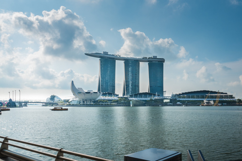 Singapore architectural landscape Stock Photo 03