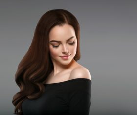 Smooth skin woman beautiful portrait Stock Photo 11