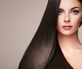 Stock Photo Beautiful woman face with perfect makeup 03