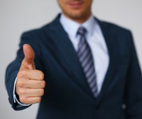 Stock Photo Businessman with Thumbs Up 04