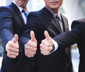 Stock Photo Businessman with Thumbs Up 05