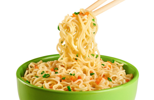 Stock Photo Delicious instant noodles 02
