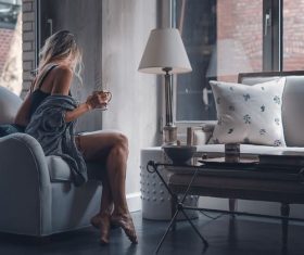 Stock Photo Enjoy a cup of fresh coffee
