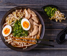 Stock Photo Good-tasting noodles 03
