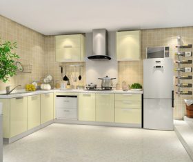 Stock Photo Modern kitchen decoration design 03