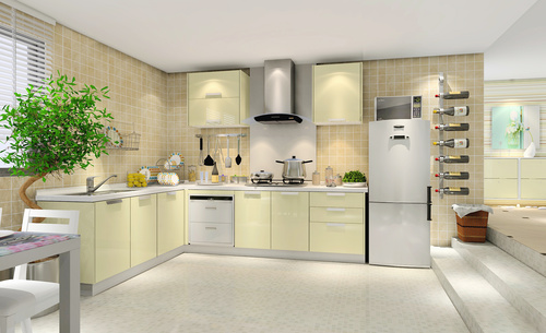 Stock Photo Modern kitchen decoration design 03