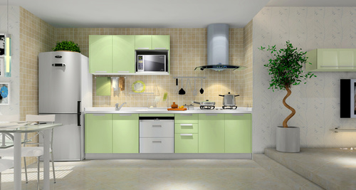 Stock Photo Modern kitchen decoration design 06