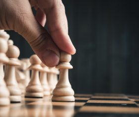 Stock Photo Playing Chess 01