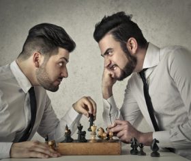 Stock Photo Playing Chess 02