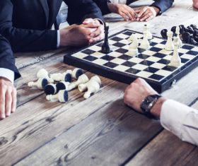 Stock Photo Playing Chess 03
