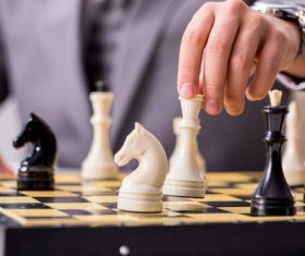 Stock Photo Playing Chess 07