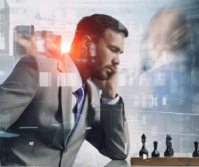 Stock Photo Playing Chess 08