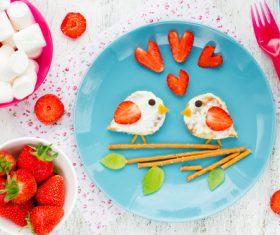 Stock Photo Valentines Day funny breakfast 05