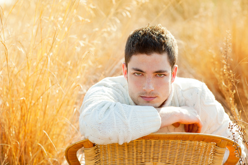 Stock Photo Young man outdoors