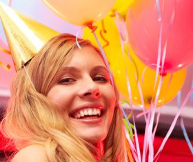 Stock Photo smile around the face birthday girl