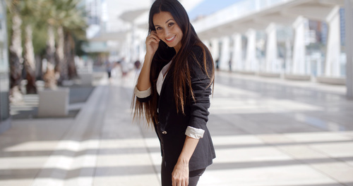 Stock Photo Smiling businesswoman 01