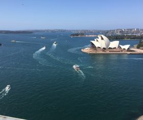 Sydney Opera House from different perspectives Stock Photo 03