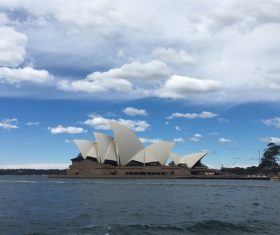 Sydney Opera House from different perspectives Stock Photo 04
