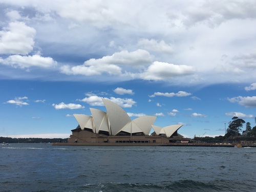 Sydney Opera House from different perspectives Stock Photo 04