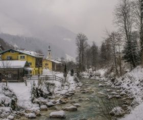 The most beautiful village of Ramsau Germany Stock Photo 03