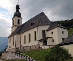 The most beautiful village of Ramsau Germany Stock Photo 05