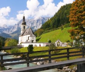 The most beautiful village of Ramsau Germany Stock Photo 06