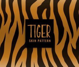 Tiger skin pattern vector material 02