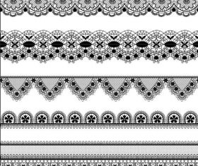Vector borders lace design 02