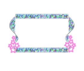 Vector creative hand drawn border