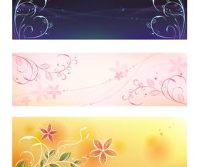 Vector floral background illustration