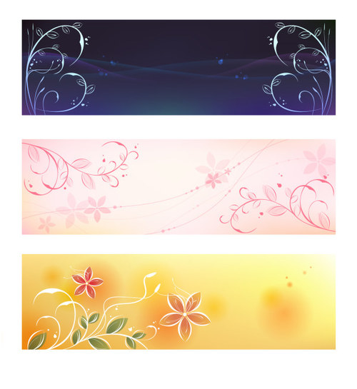 Vector floral background illustration