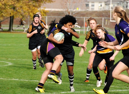Womens rugby match Stock Photo 01