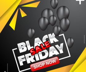 black friday special sale poster vector template 09