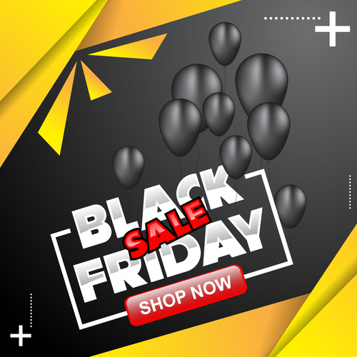 black friday special sale poster vector template 09