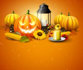 halloween traditional clear vector illustration