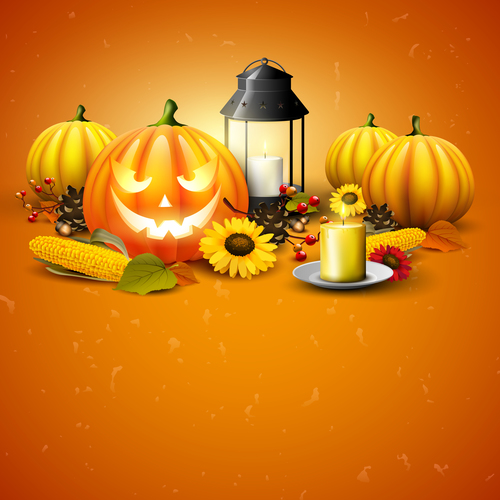 halloween traditional clear vector illustration