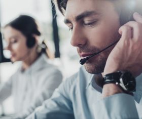 information operator Stock Photo 04