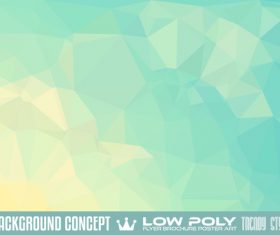 low Poly geometric polygon background art vector 01