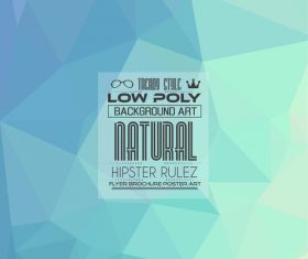 low Poly geometric polygon background art vector 02