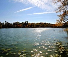 picturesque landscape of lakes Stock Photo 01