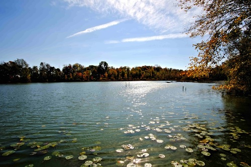 picturesque landscape of lakes Stock Photo 01