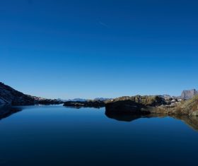 picturesque landscape of lakes Stock Photo 02