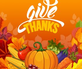 thanksgiving festvial design vector material 02