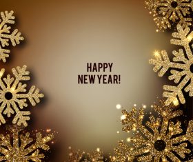 2019 new year with christmas dark background vector 07