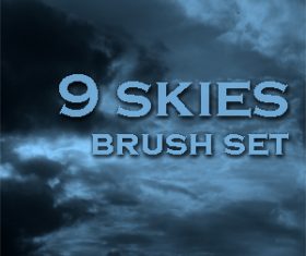 9 Kind Skies Photoshop Brushes