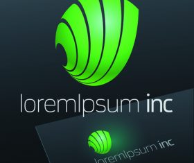 Abstract business logos with sign design vector 01