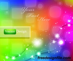 Abstract vector bokeh background set