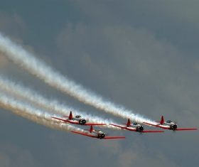 Aircraft flight show Stock Photo 01