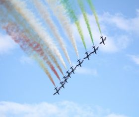 Aircraft flight show Stock Photo 04