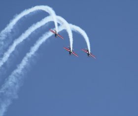 Aircraft flight show Stock Photo 05